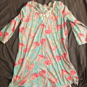 Girls Jelly Fish Lilly Pulitzer dress size 12-14
